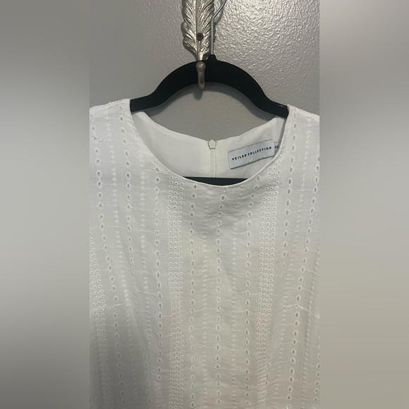 White Long Sleeve Maxi Dress - Veiled Collection Modest Hijabi - Picture 3 of 4